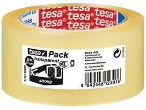 Emballasjetape TESA Strong 50mmx66m klar 
